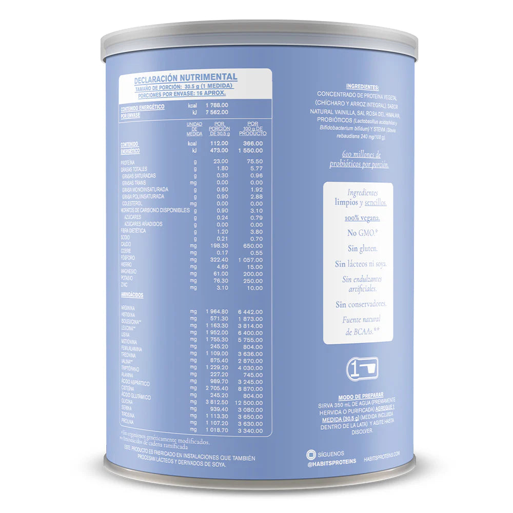 Habits Protein Probiotic Vanilla - 488g