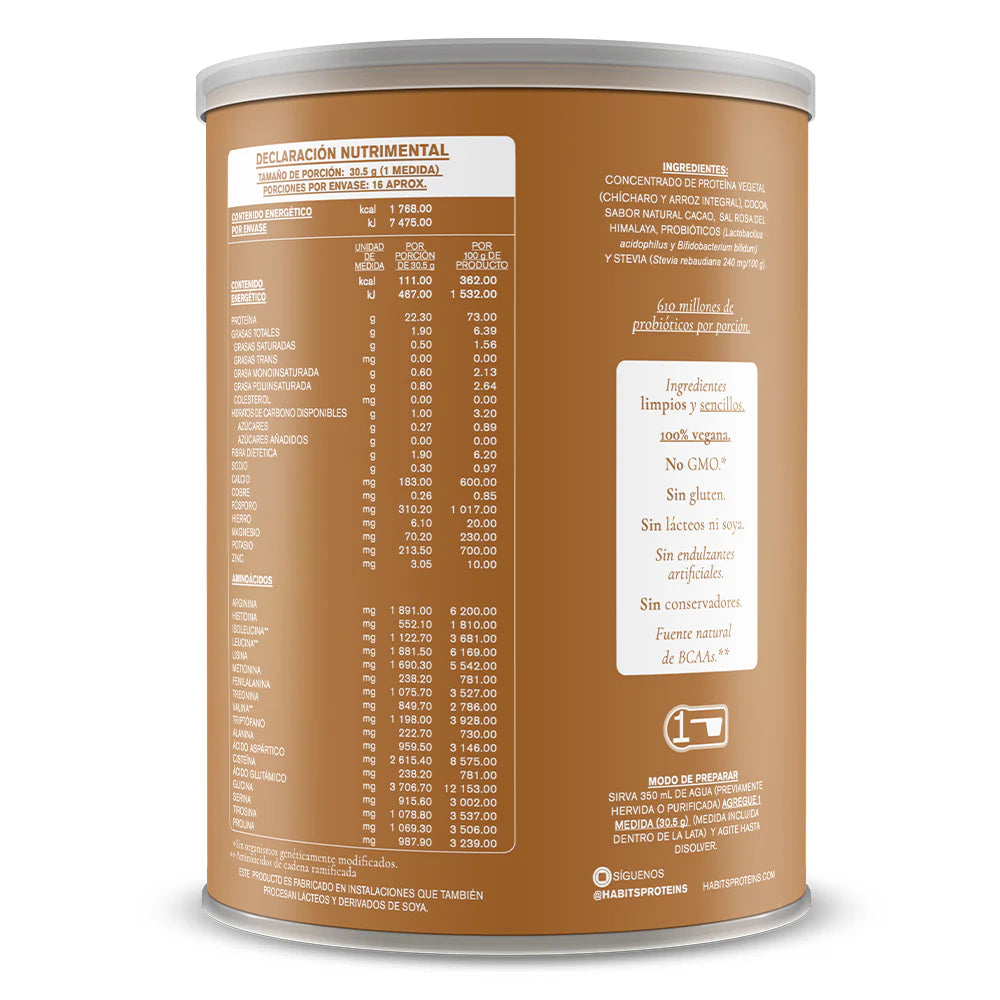 Habits Protein Probiotic Cacao - 488g